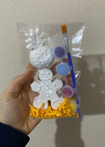 Beyaz Seramik Kız Büstü ve Boyama Seti - Görsel 5