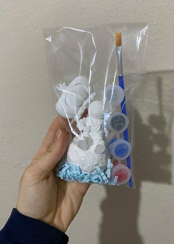 Beyaz Seramik Kız Büstü ve Boyama Seti - Görsel 8