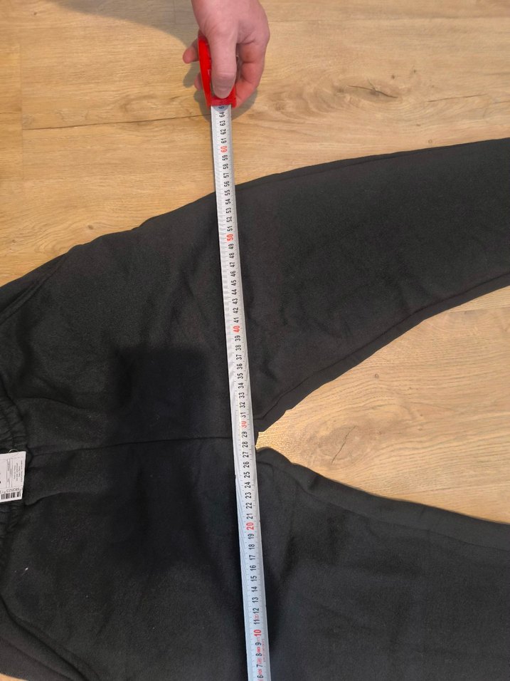 Siyah Rahat Kesim erkek Kumaş Pantolon - Görsel 4