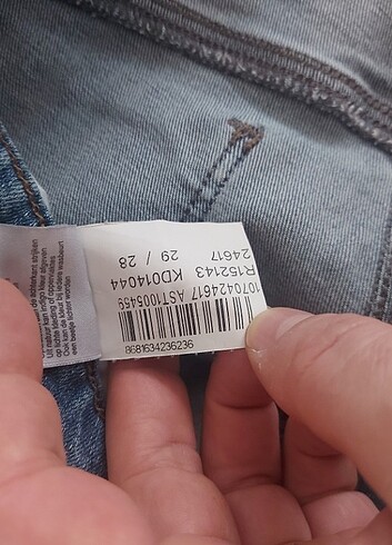 diğer Beden mavi Renk Mavi jeans bayan kot