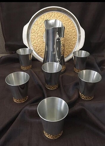 Beden Royal selangor pewter 24ayar altin içecek seti