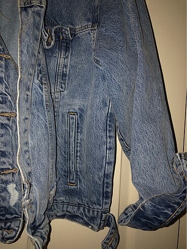 m Beden mavi Renk Oversize Orijinal jean ceket