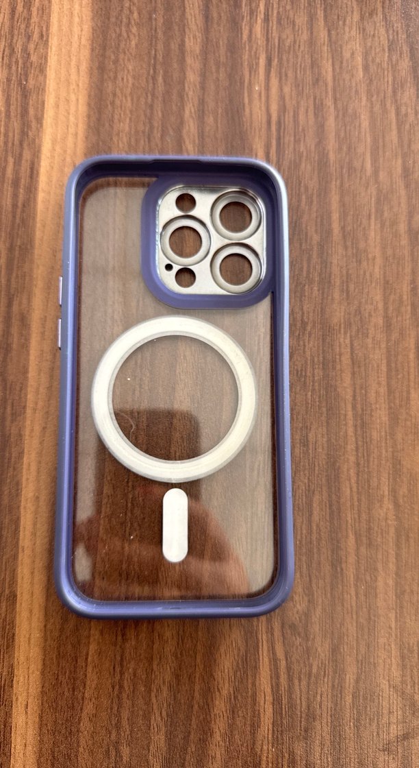 Apple 15 Pro için Düğmeli Bohem Gri Telefon Kılıfı - Görsel 2