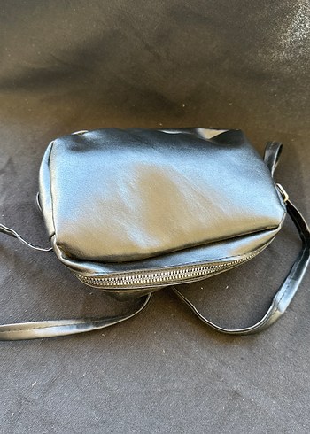 Siyah Deri Minimalist Kadın Çanta - Görsel 3