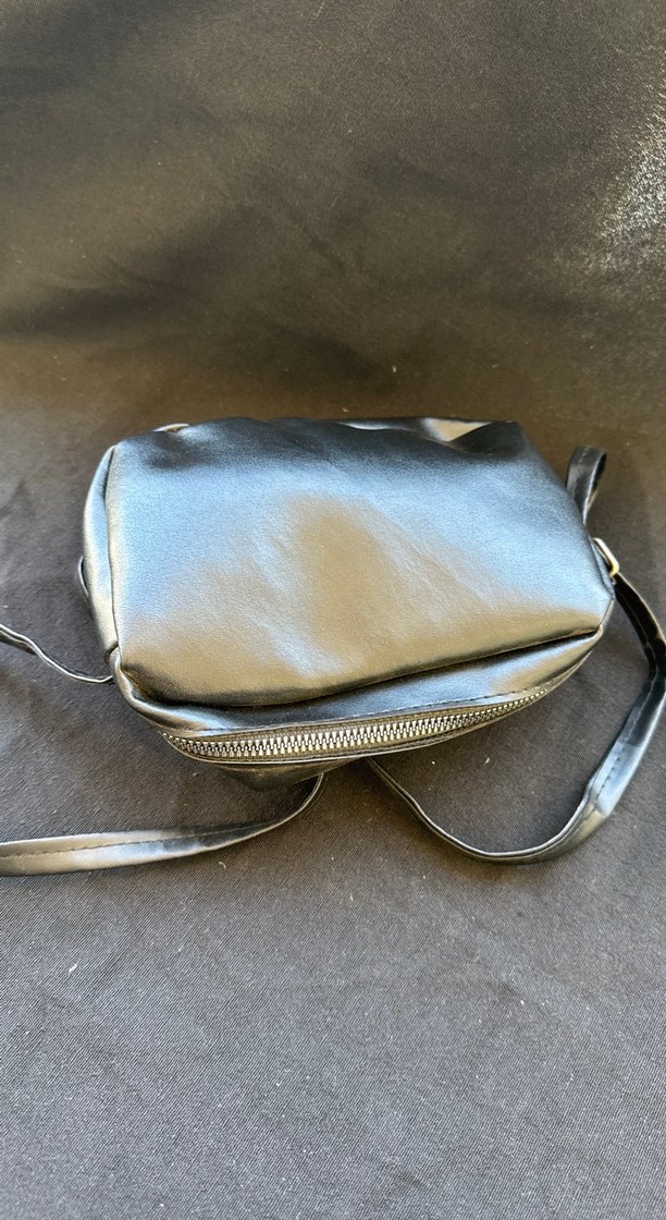 Siyah Deri Minimalist Kadın Çanta - Görsel 3