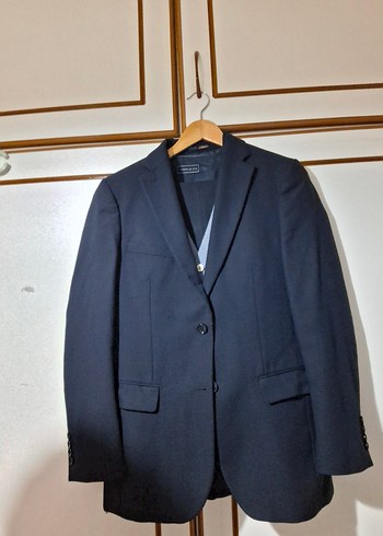 DS Damat Lacivert Erkek Ofis Takım Elbise Yelekli - Görsel 2