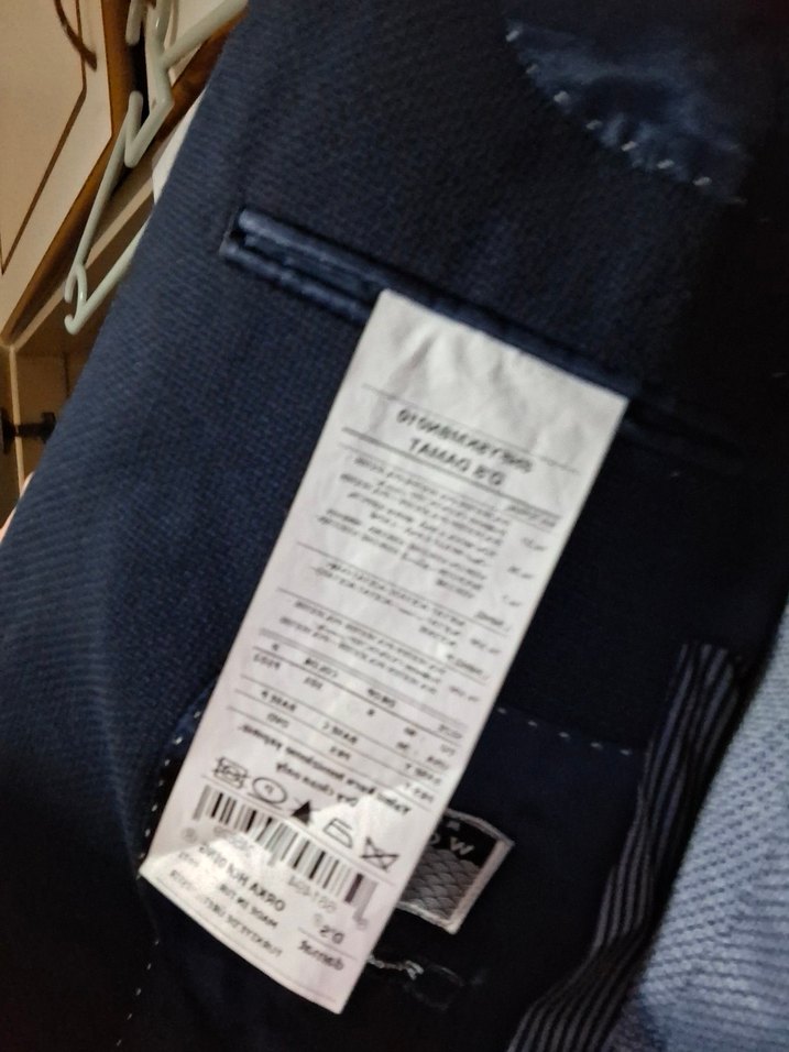 DS Damat Lacivert Erkek Ofis Takım Elbise Yelekli - Görsel 3