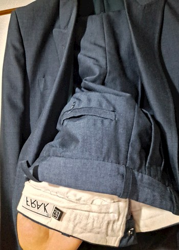 Düğmeli Lacivert Erkek Takım Ceketi - Görsel 6