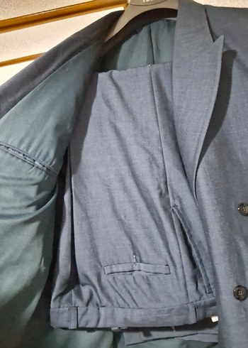 Düğmeli Lacivert Erkek Takım Ceketi - Görsel 5