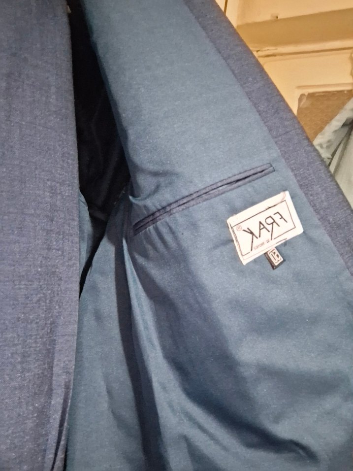 Düğmeli Lacivert Erkek Takım Ceketi - Görsel 4