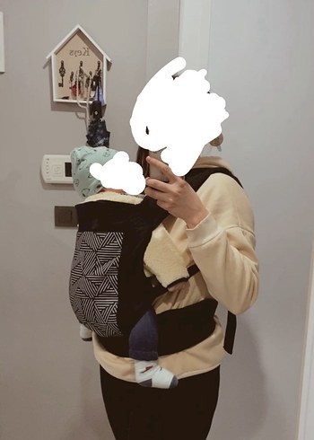 Siyah Bebek Taşıyıcı Kanguru - Görsel 4