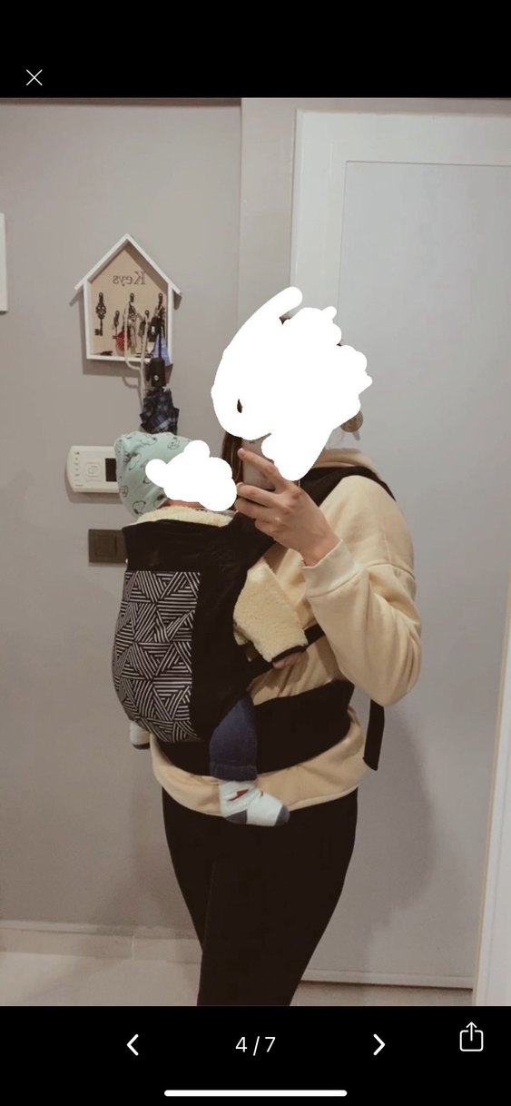 Siyah Bebek Taşıyıcı Kanguru - Görsel 4