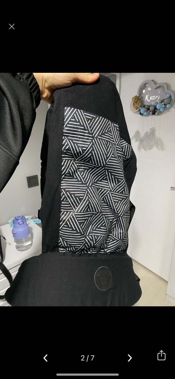 Siyah Bebek Taşıyıcı Kanguru - Görsel 2