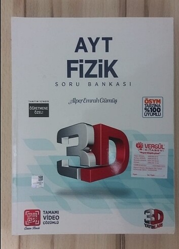 3d ayt fizik öğretmen örnek soru bankası