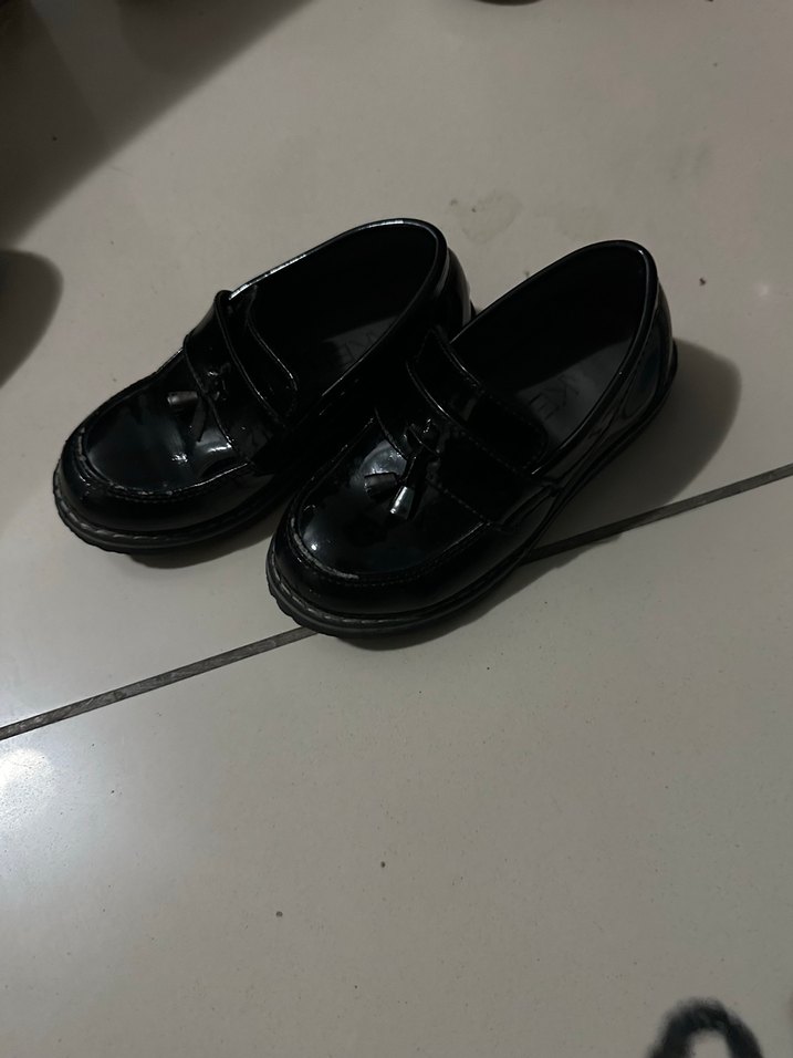 Kemerli Siyah Erkek Çocuk Özel Ayakkabı - Görsel 2