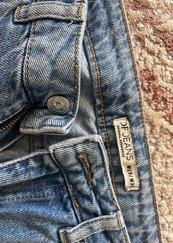 28 Beden mavi Renk Gri Salaş Midi Kadın Kot Pantolon