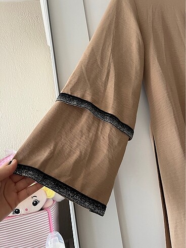 xl Beden camel Renk Elbise