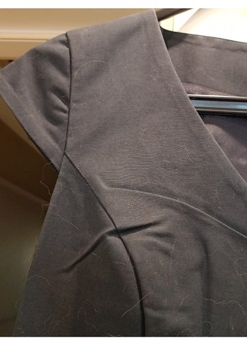 Network lacivert elbise - Görsel 3