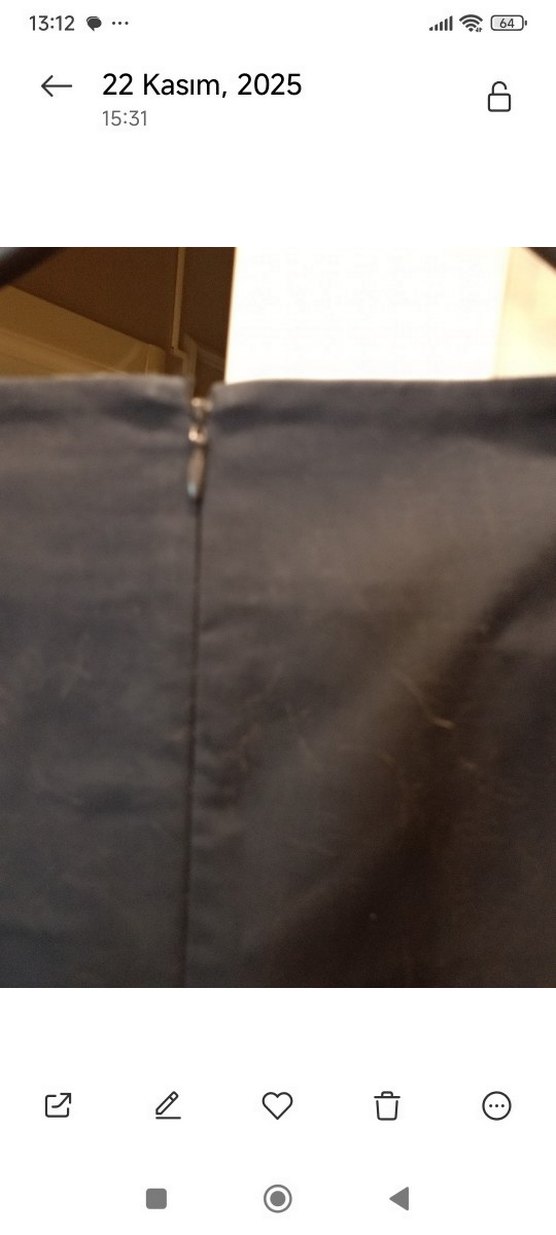 Network lacivert elbise - Görsel 5