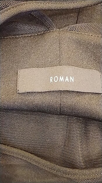 Roman marka siyah renk kısa abiye - Görsel 7