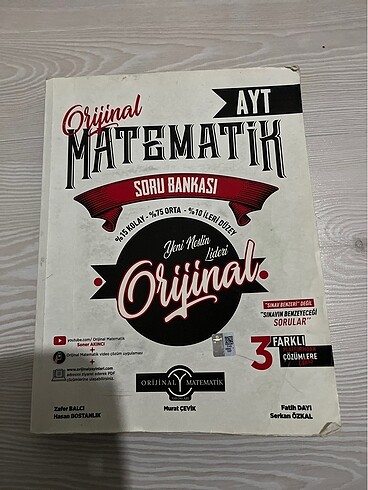 Ayt mat test kitabı