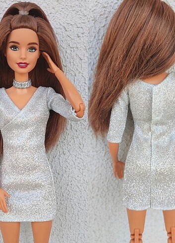 Barbie simli elbise 