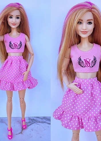 Barbie bluz ve etek