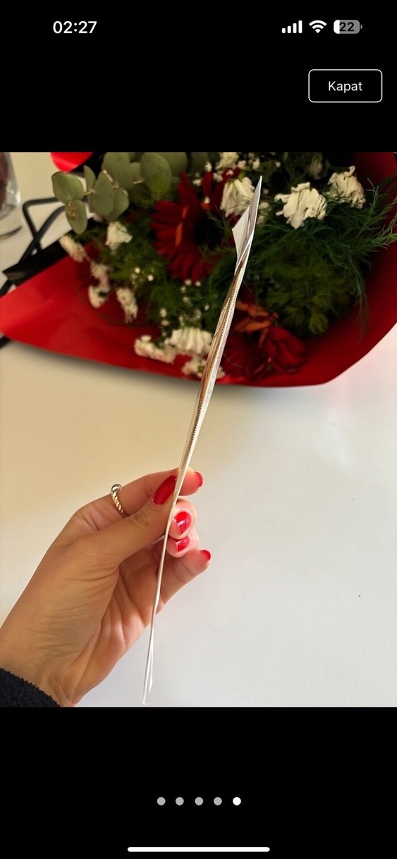 Altın Renkli Elastik Kadın El Zinciri - Görsel 5