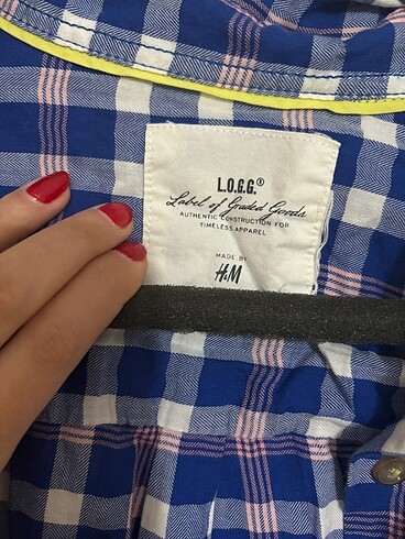 xs Beden H&M kareli gömlek