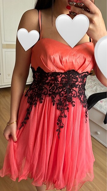 Nar çiçeği abiye - Görsel 2