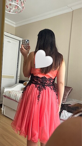 Nar çiçeği abiye - Görsel 5