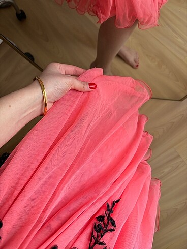 Nar çiçeği abiye - Görsel 4