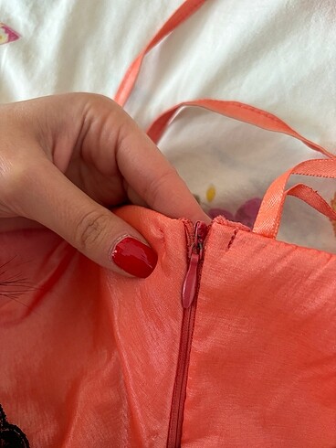 Nar çiçeği abiye - Görsel 7