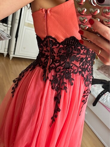 Nar çiçeği abiye - Görsel 6