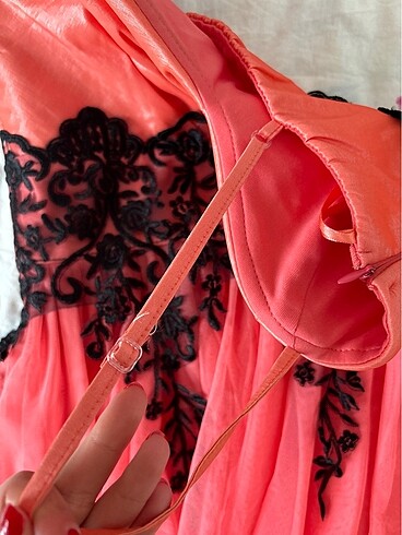 Nar çiçeği abiye - Görsel 10