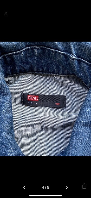 s Beden mavi Renk diesel kot ceket