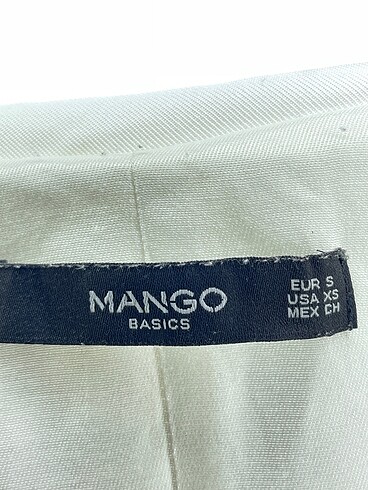 s Beden beyaz Renk Mango Blazer %70 İndirimli.
