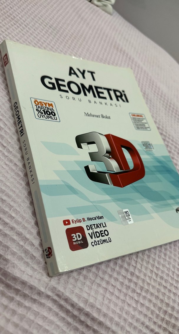 AYT Geometri Soru Bankası 3D Yayınları video çözümlü - Görsel 4