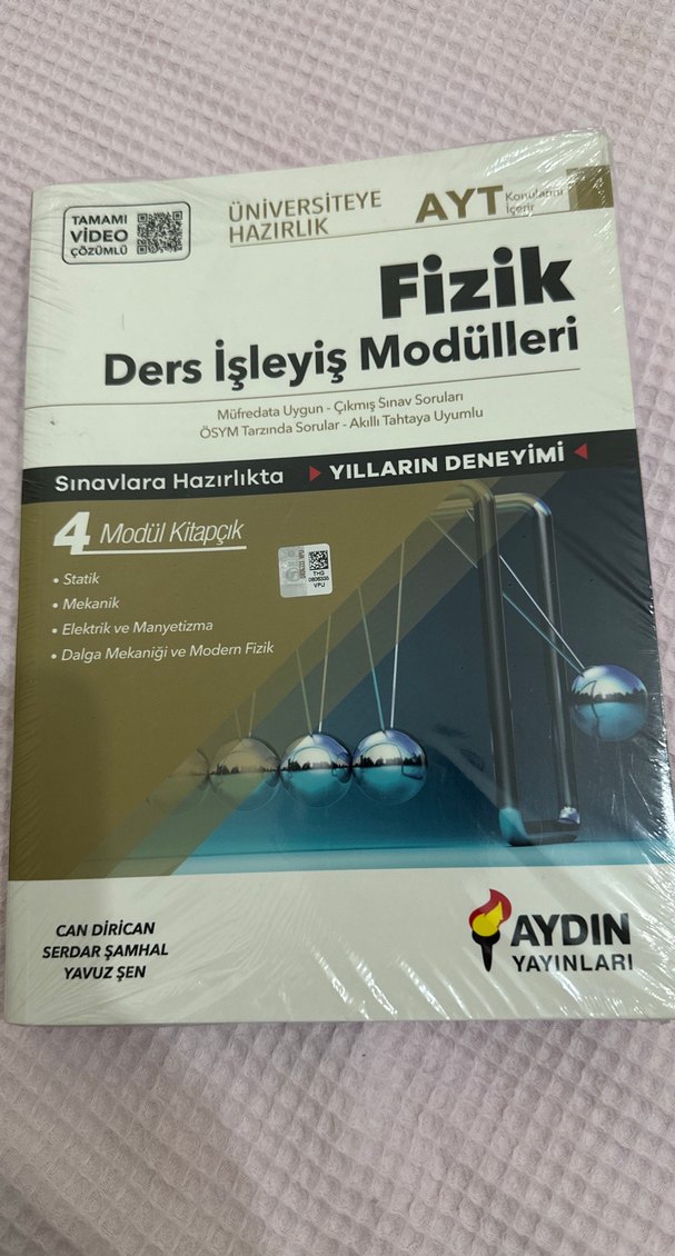 AYDIN Fizik Ders İşleyiş Modülleri AYT Hazırlık Kitabı - Görsel 4