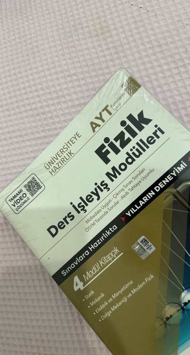 AYDIN Fizik Ders İşleyiş Modülleri AYT Hazırlık Kitabı - Görsel 5
