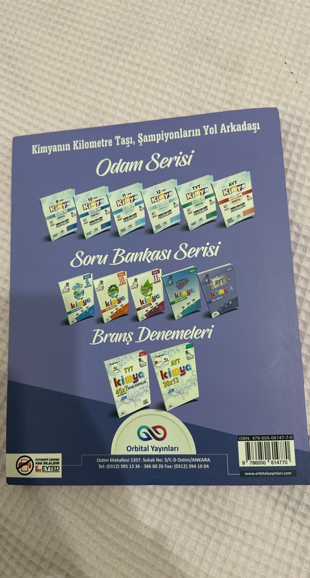 Orbital AYT Kimya Soru Bankası - Görsel 5