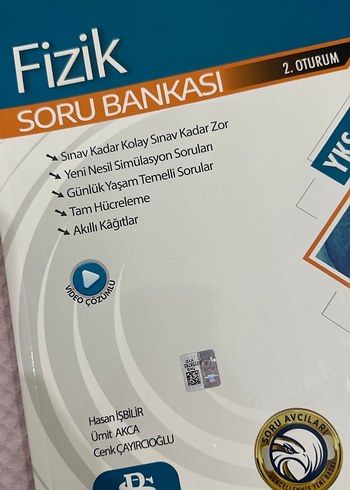 Bilgi sarmal AYT Fizik Soru Bankası - 2. Oturum video çözümlü - Görsel 2
