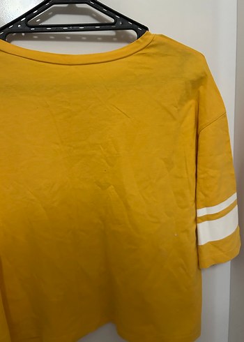 H&M Sari Baskılı Kız Tişörtü, Kısa Kollu, - Görsel 4