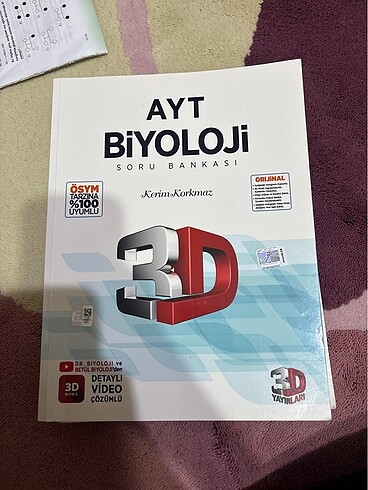 3D ayt biyoleji soru bankası