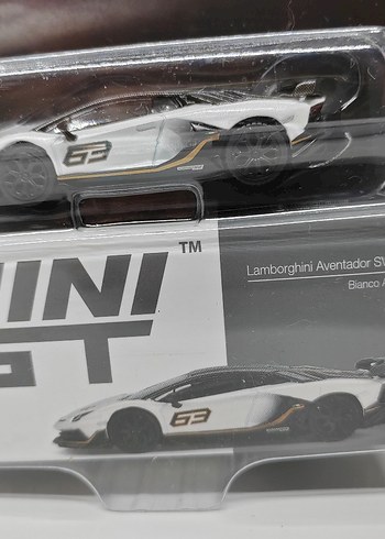 Mini GT 842 Lamborghini Aventador SVJ 63 Bianco Asopo
