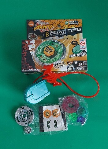 Beyblade bb48 muadil ürün fırlatıcılı 