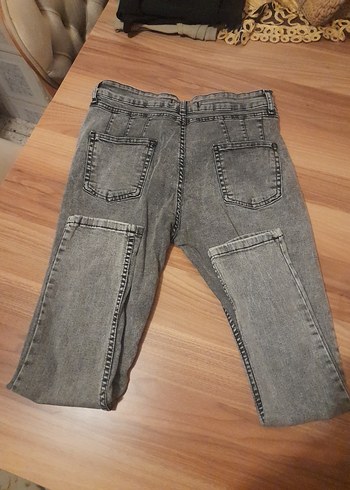 m Beden gri Renk Gri Regular Fit Kadın Kot Pantolon