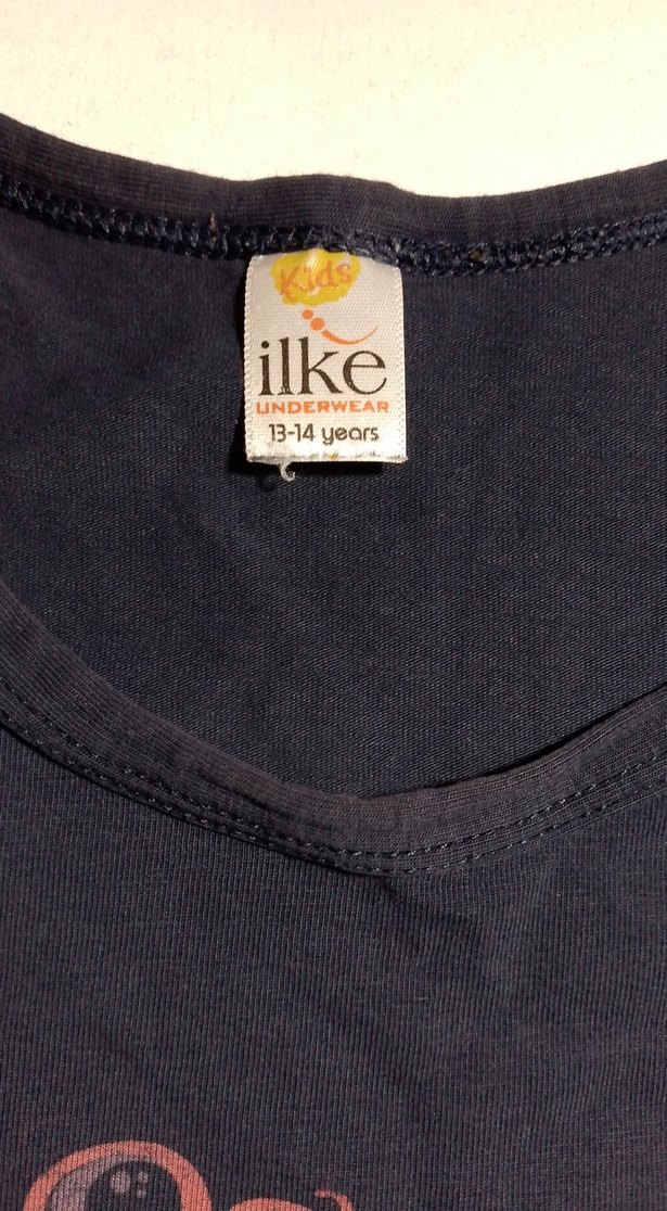 Erkek Lacivert Baskılı Kolsuz Tişört - Görsel 2