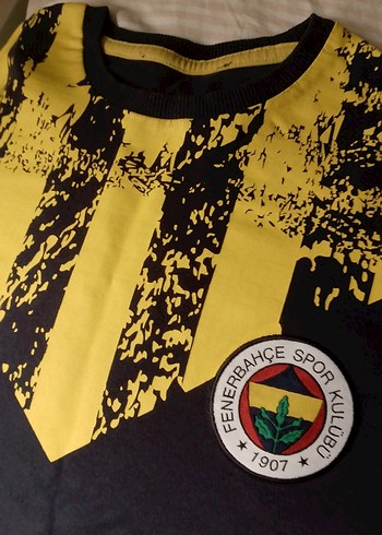 Sarı-Siyah Uzun Kollu Erkek Spor Tişörtü - Görsel 2