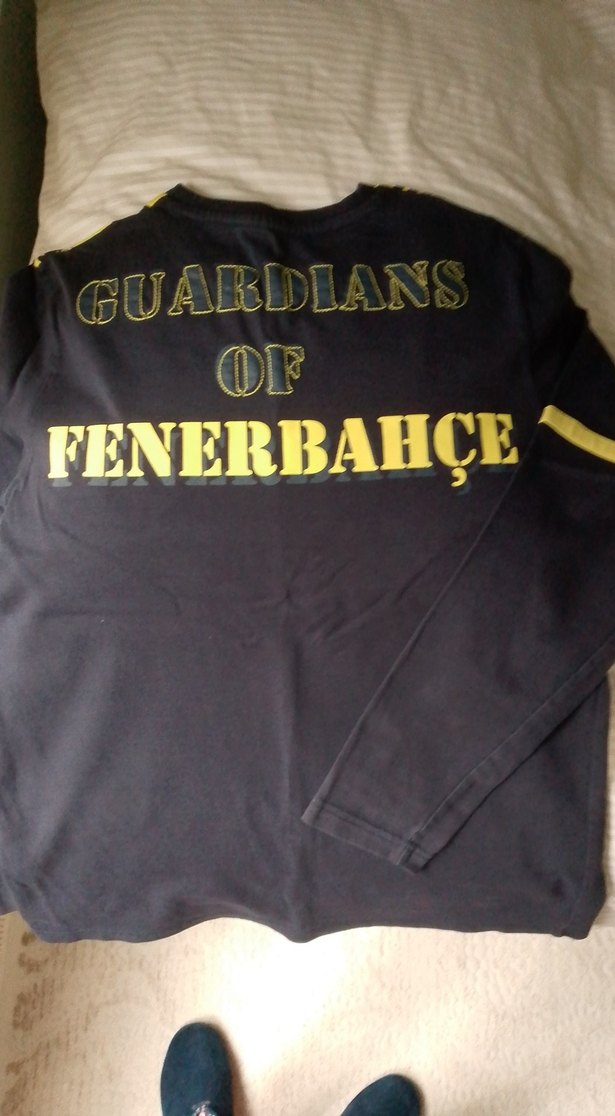 Sarı-Siyah Uzun Kollu Erkek Spor Tişörtü - Görsel 4